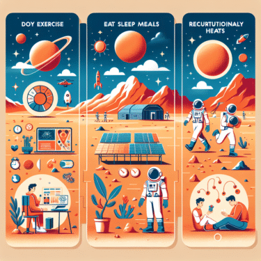 Tips Hidup Sehat Selama Misi di Mars