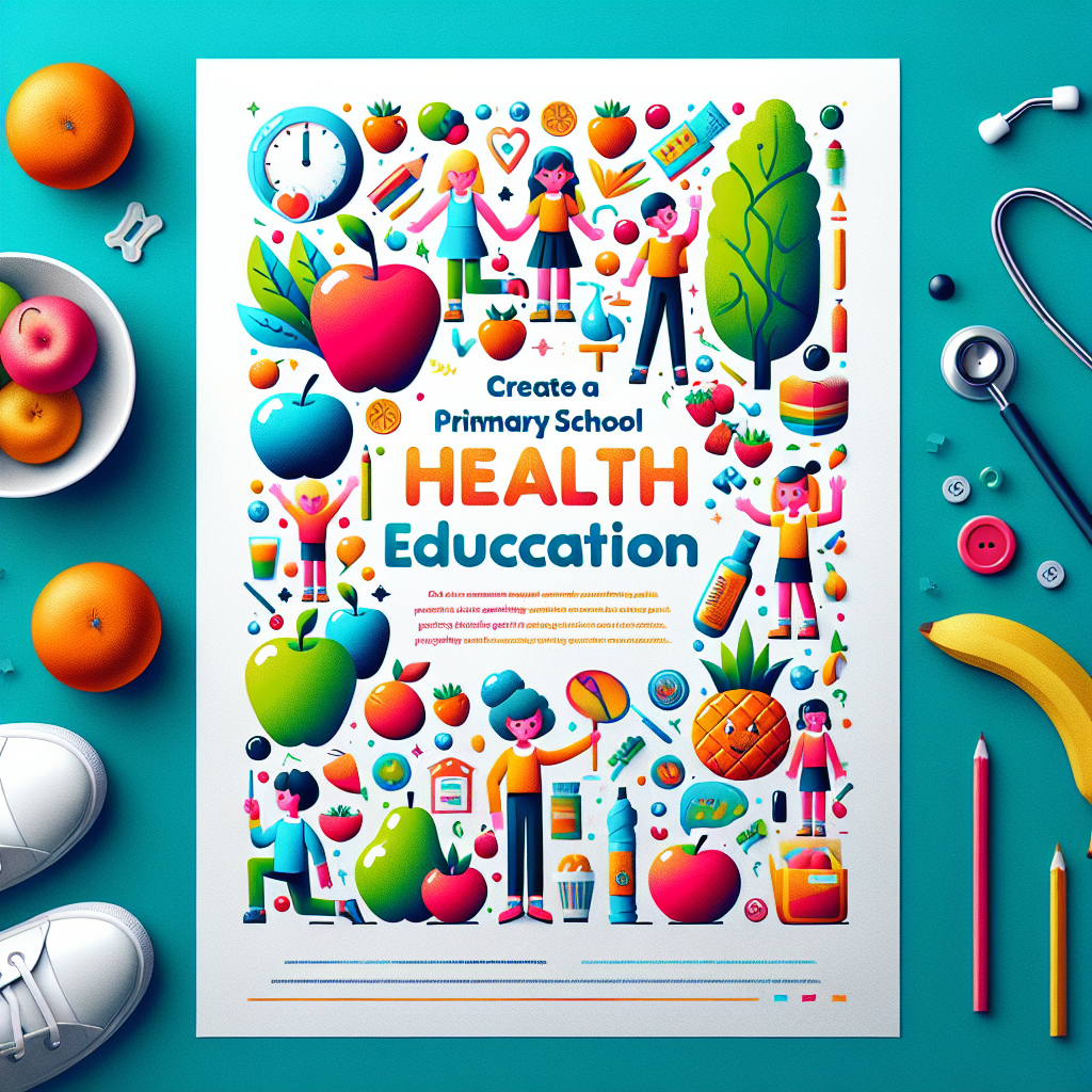 Panduan Kreatif Membuat Poster Hidup Sehat Anak SD yang Menarik dan