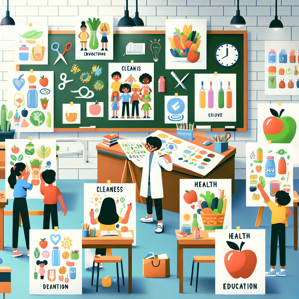 Mendorong Gaya Hidup Bersih dan Sehat di Sekolah Melalui Poster Kreatif